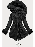PARKA DAMSKA ZIMOWA NA MISIU CZARNA model 21242698 - S'WEST PARKA DAMSKA ZIMOWA NA MISIU CZARNA model 21242698 - S'WEST