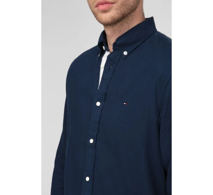 PÁNSKÁ BAVLNĚNÁ KAŠMÍROVÁ KOŠILE TOMMY HILFIGER