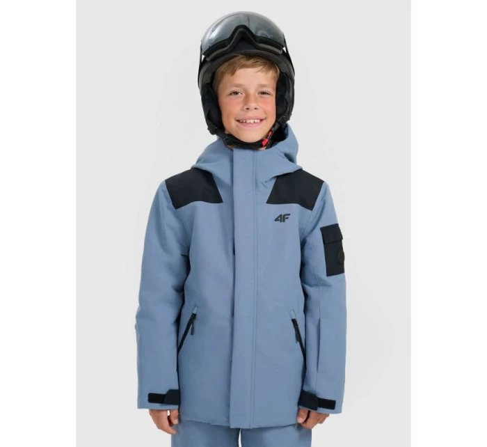 Chlapecká snowboardová bunda 8000 s membránou 4F 4FJRAW25TTJAM1044-32S