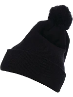 Flexfit 1501P Pletená čepice s bambulí 55.501P black Flexfit 1501P Pletená čepice s bambulí 55.501P black