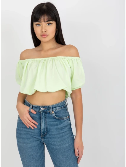 Dámská halenka EM BZ HS 20 257.40x mentolová - FPrice Dámská halenka EM BZ HS 20 257.40x mentolová - FPrice