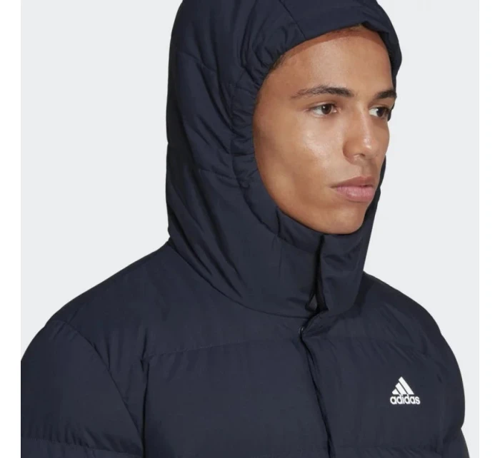 Pánská péřová bunda s kapucí M model 21859205 Tmavě modrá - ADIDAS Pánská péřová bunda s kapucí M model 21859205 Tmavě modrá - ADIDAS