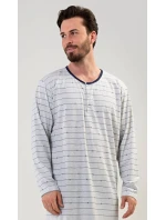 Pánská noční košile s dlouhým rukávem model 17774765 - Gazzaz
