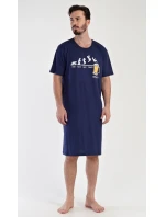 Pánská noční košile s krátkým rukávem model 19047956 - Vienetta MAN