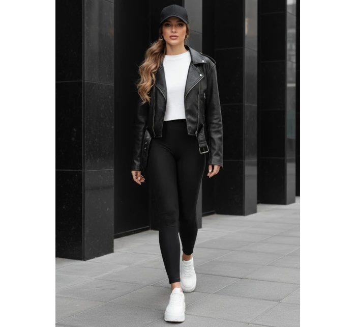 Dámské legíny černé FashionStreet UY2730 Dámské legíny černé FashionStreet UY2730