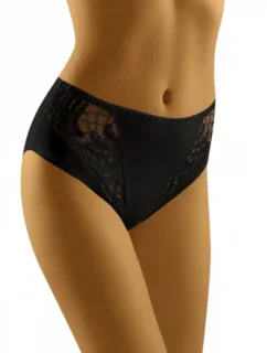 Dámské kalhotky model 17733975 black WOLBAR - Wol-Bar