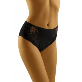 Dámské kalhotky model 17733975 black WOLBAR - Wol-Bar Dámské kalhotky model 17733975 black WOLBAR - Wol-Bar