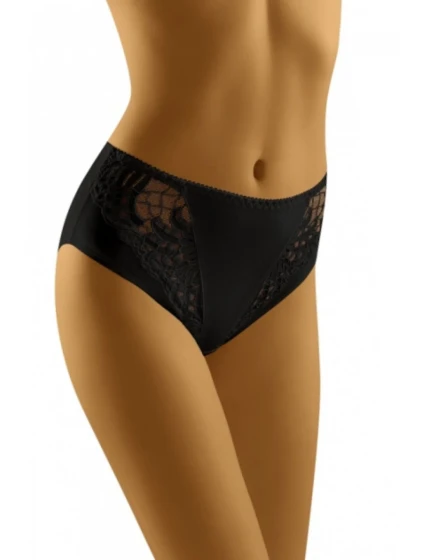 Dámské kalhotky model 17733975 black WOLBAR - Wol-Bar