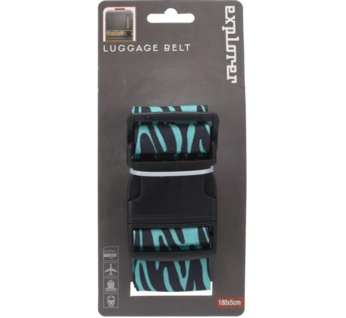 180x5CM PROWORLD ZEBRA MODRÝ UNIVERZÁLNÍ PÁS BEZPEČNOSTNÍHO KABELU