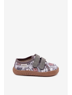 Dětské barefoot pantofle s šedé model 22100997 - Milami