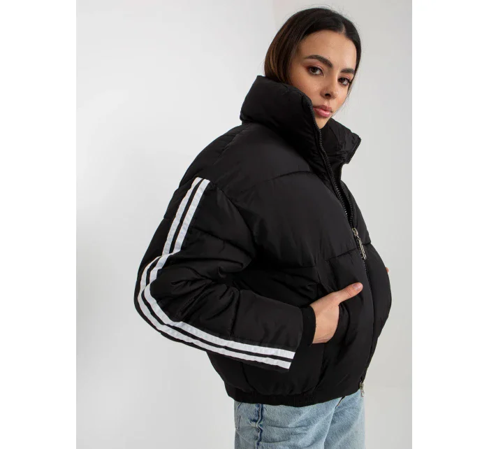 Dámská bunda EM KR MB8869 plášť 1.00P černá - FPrice