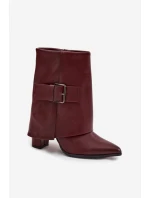 Boty na podpatku  model 222489 Step in style