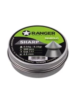 4,5 mm RANGER Diabolo Professional Sharps 500 kuliček 0,54 g 4,5 mm RANGER Diabolo Professional Sharps 500 kuliček 0,54 g