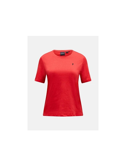 Tričko PEAK PERFORMANCE Explore Graphic Tee Women, červené Tričko PEAK PERFORMANCE Explore Graphic Tee Women, červené