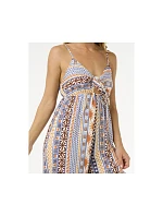 Kombinéza RIP CURL San Carlos Tie Front Jumpsuit, tyrkysová