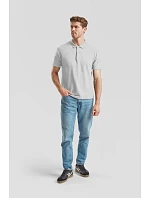 Fruit of the Loom Original Polo Pánské piqué polo 16.3050 heather grey Fruit of the Loom Original Polo Pánské piqué polo 16.3050 heather grey
