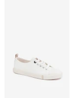 Dámské tenisky z eko kůže Big Star TT274023 Bílé Dámské tenisky z eko kůže Big Star TT274023 Bílé