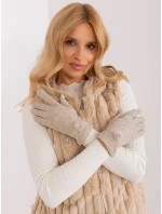 Rękawiczki AT RK model 19367623 beżowy - FPrice