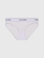 Dámské kalhotky BIKINI 000QF7712E LL0 lila - Calvin Klein