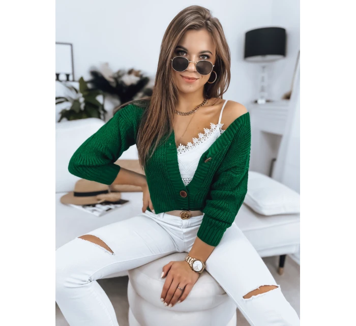 Dámský zelený svetr MINSTRAL FashionStreet MY1616