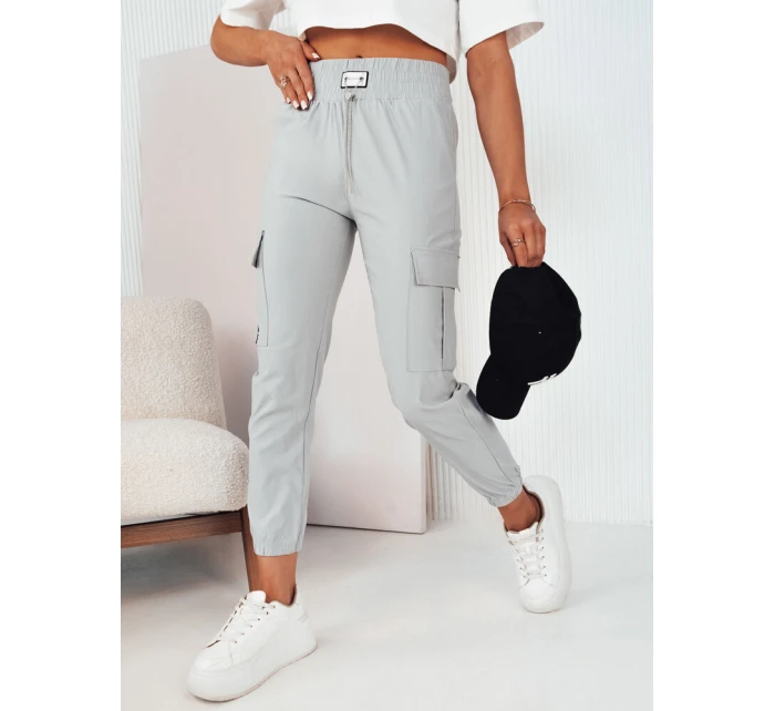 Dámské kalhoty MAREN šedé FashionStreet UY2068