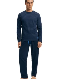 Pánské pyžamo 43455 New blue - HENDERSON