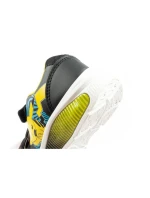 model 21394702 dětské sportovní boty tenisky lehké suchý zip černá žlutá - Leomil model 21394702 dětské sportovní boty tenisky lehké suchý zip černá žlutá - Leomil