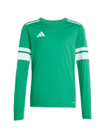 Dětské tričko adidas Squadra 25 s dlouhým rukávem zelené JN7491