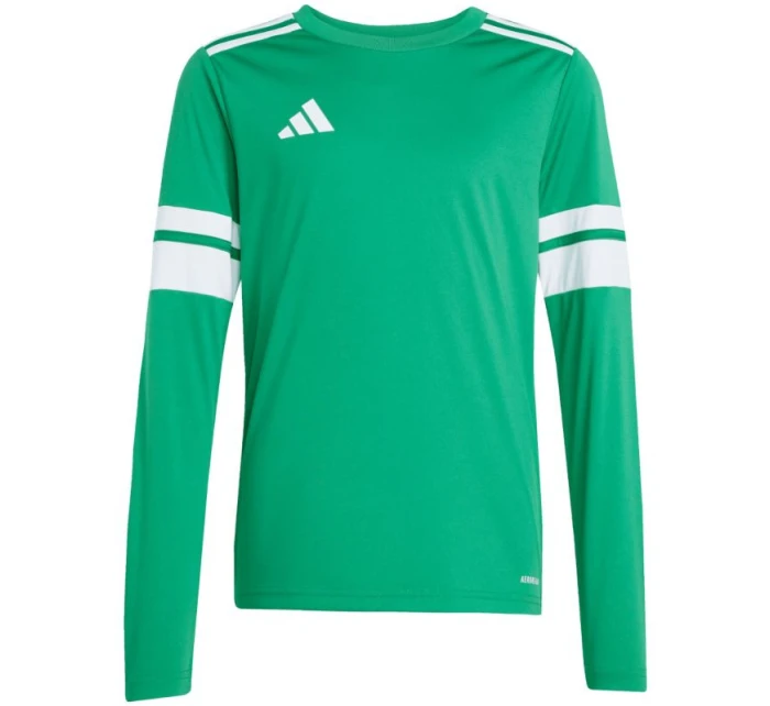 Dětské tričko adidas Squadra 25 s dlouhým rukávem zelené JN7491