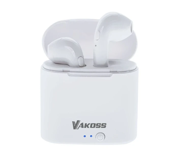 SLUCHÁTKA DO UŠÍ VAKOSS BT S DOKOVACÍ STANICÍ SK-832BW BÍLÁ