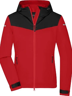 Daiber JN 1179 Dámská outdoorová softshellová bunda 02.1179 light red/black/light red