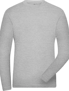 Daiber JN 1804 Pánské pracovní elast. tričko - Solid 02.1804 grey heather