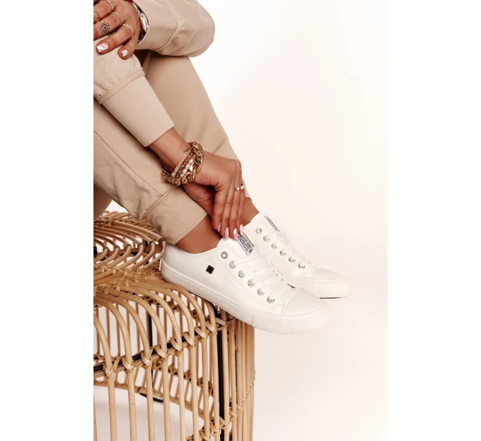 Dámské Kozene Tenisky Big Star Bílé V274869 Dámské Kozene Tenisky Big Star Bílé V274869