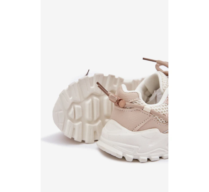 Sportovní boty sneakers dětské béžové model 21700447 - Boto Sportovní boty sneakers dětské béžové model 21700447 - Boto