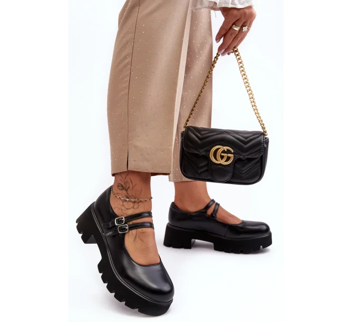 Dámské boty na nízkém podpatku černá Saviwa Dámské boty na nízkém podpatku černá Saviwa