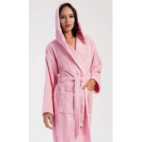 Dámský župan dlouhý s kapucí Barbora Dámský župan dlouhý s kapucí Barbora