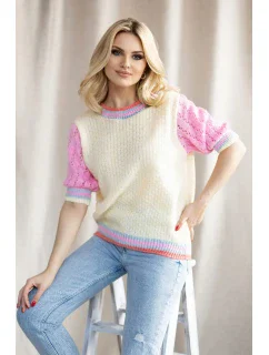 Svetr s krátkým rukávem  model 178640 PeeKaBoo