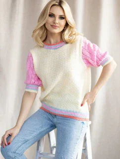 Svetr s krátkým rukávem  model 178640 PeeKaBoo
