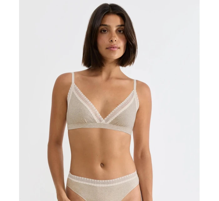 sloggi GO Ribbed R Bralette - GRAY - SLOGGI GRAY - SLOGGI