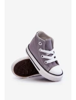 Dětské Vysoké Tenisky Šedá Filemon Dětské Vysoké Tenisky Šedá Filemon