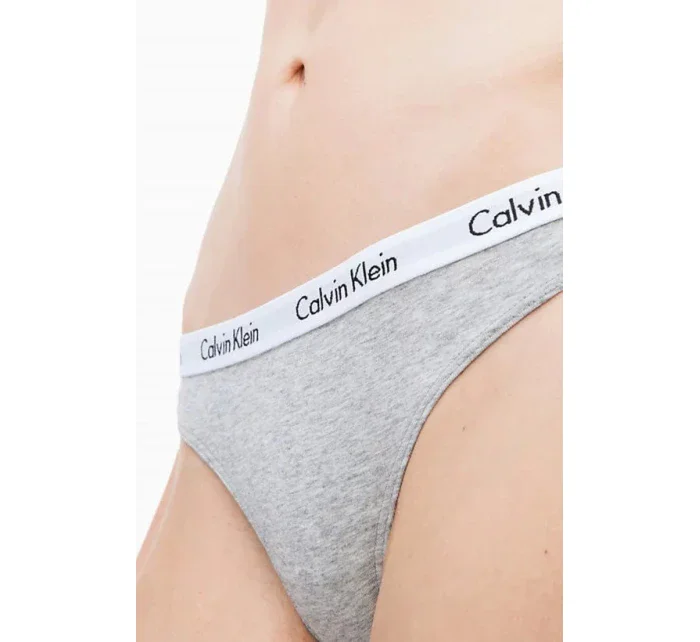Dámské kalhotky D1618E-020 šedá - Calvin Klein