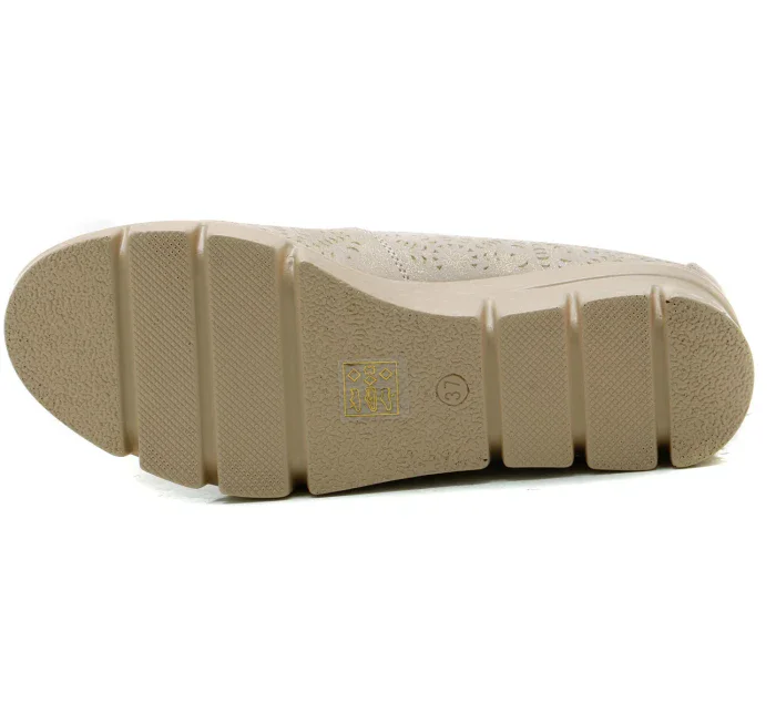 Dámské polobotky RMR23109D-7 zlaté - Jezzi