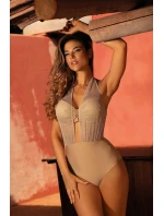 Dámské jednodílné plavky S  2 zlatá  model 21339203 - Self