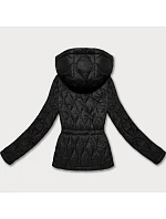 Dámská lehká bunda s kapucí Minority black (B25-510-1) Dámská lehká bunda s kapucí Minority black (B25-510-1)