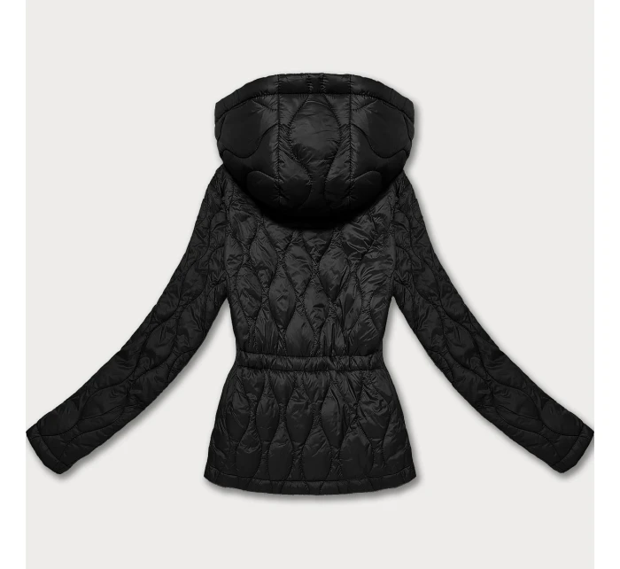 Černá lehká dámská bunda s kapucí model 21301366 - MINORITY