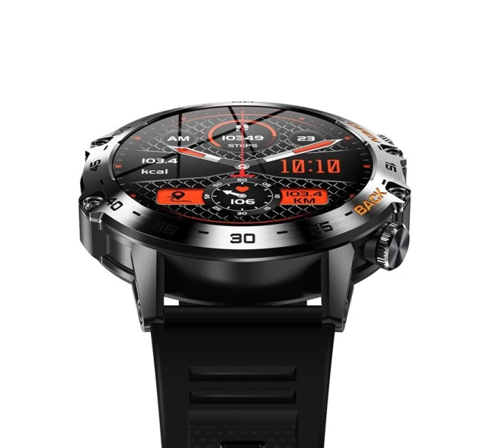 Černý silikonový řemínek model 21805551 - VELTORI