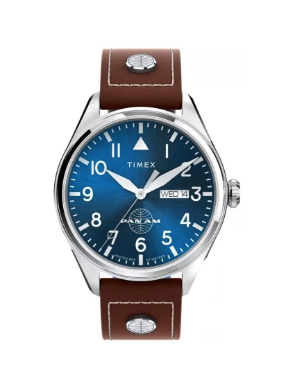 TIMEX X PAN AM® Waterbury Pánské hodinky TWG030100 + BOX TIMEX X PAN AM® Waterbury Pánské hodinky TWG030100 + BOX
