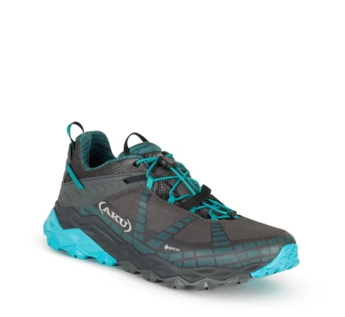 Aku dámská trekingová sportovní obuv Flyrock Gore-tex durable grey blue dámské
