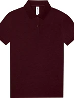 B&C My Polo 210 /women Dámské piqué polo z těžké bavlny 01.W463 heather burgundy