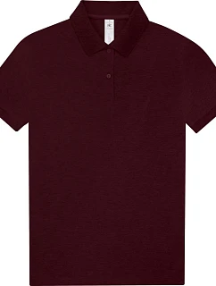 B&C My Polo 210 /women Dámské piqué polo z těžké bavlny model 22430092 heather burgundy